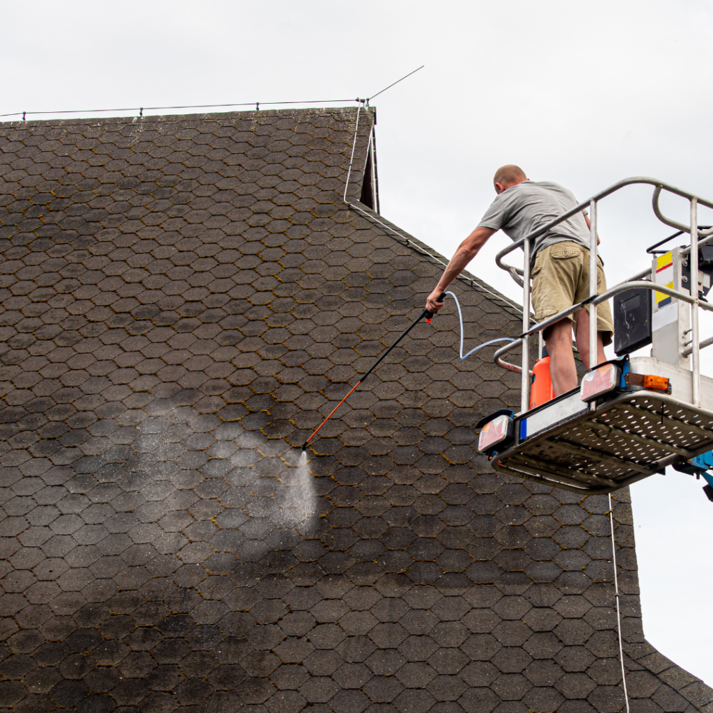 Démoussage de toiture